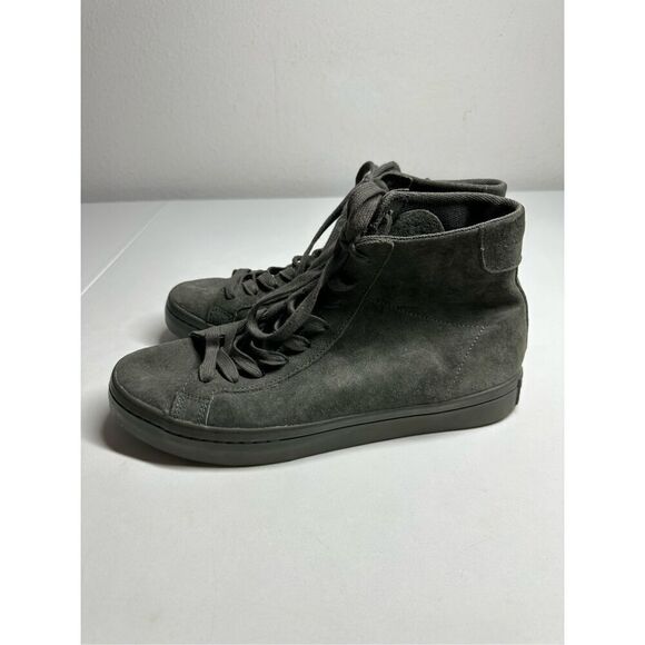 Rare  Rare ADIDAS ORIGINALS High-Top Sneakers Courtvantage Mid Gray Men’s Sz 8,5 main image 14